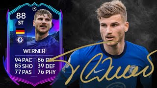 TIMO WERNER 88 FIFA 22 RTTK PLAYER REVIEW I FIFA 22 ULTIMATE TEAM