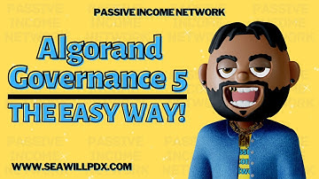 #algorand Governance Period 5 | How to Earn Rewards the EASY WAY!