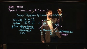 The spherical coordinate Jacobian