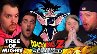 Reacting to DBZ Abridged Christmas Tree of Might Movie Without Watching Dragon Ball Z