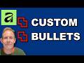 AFFINITY 3.2 NEW UPDATE Custom Bullets How To