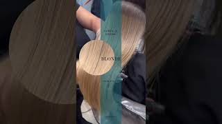 Indulge in a luxurious Vanilla Cream Blonde 🍨at Hair Bar NYC!  #haircare #hairtransformation