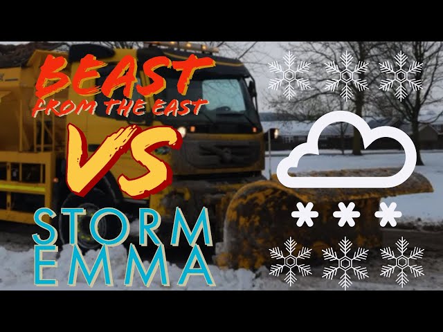 The Beast From The East Meets Storm Emma, Bristol March 2018 class=