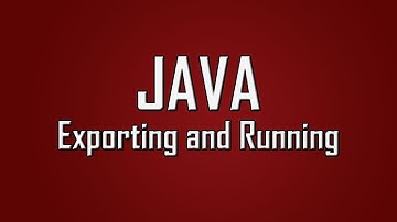 Learn Java - #25 - Exporting and Running a .jar With Batch File