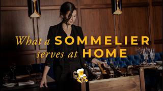 What this Award-Winning Sommelier Serves Guests at Her Own Home