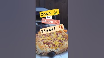 Making a Corn & Bacon Pizza on My Ooni Koda 16!