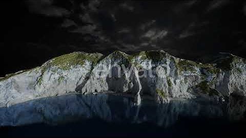 Fjord with Dark Storm Clouds | Motion Graphics - Envato elements