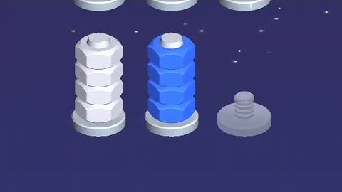 Nuts Color Sort - Screw Puzzle Level 21 to Level 25