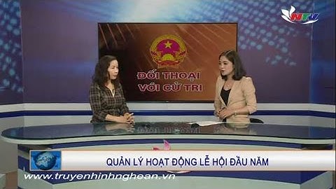 Quản lý hoạt động lễ hội đầu năm