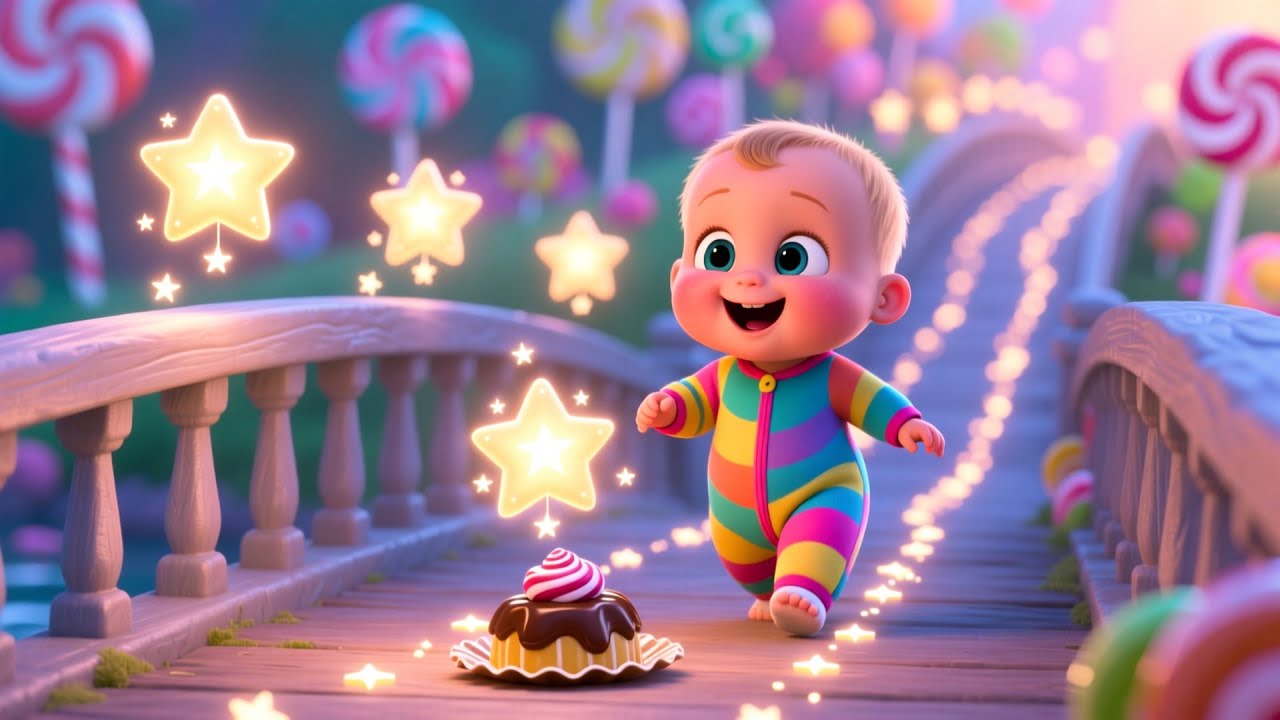 The Rainbow Candy Bridge | Fun Nursery Rhyme Song for Kids