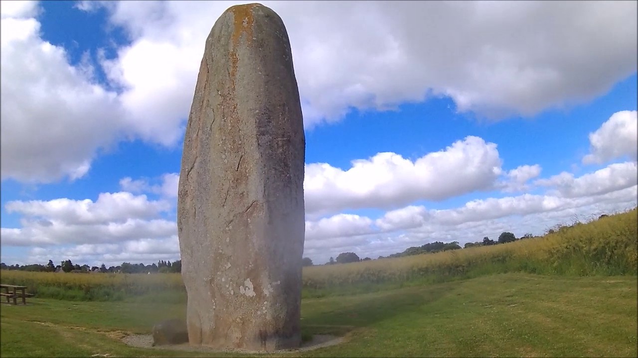 Largest Standing Menhir Stone in France YouTube Largest Standing Menhir Stone in France YouTube