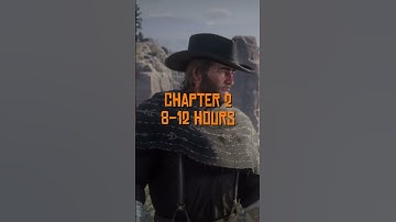 How long each RDR2 chapter is #music #rdr #rdr2 #arthurmorgan #arthurmorgan #comedy #gaming #edit