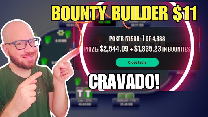 Como eu GANHEI mais de $4 MIL DÓLARES no Bounty Builder $11 do Pokerstars | REVIEW COM O PRÓ #41