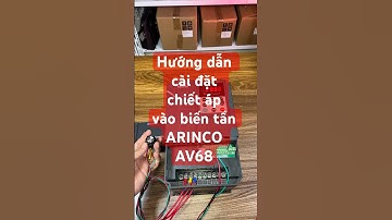 Hướng dẫn cài đặt chiết áp vào biến tần ARINCO AV68