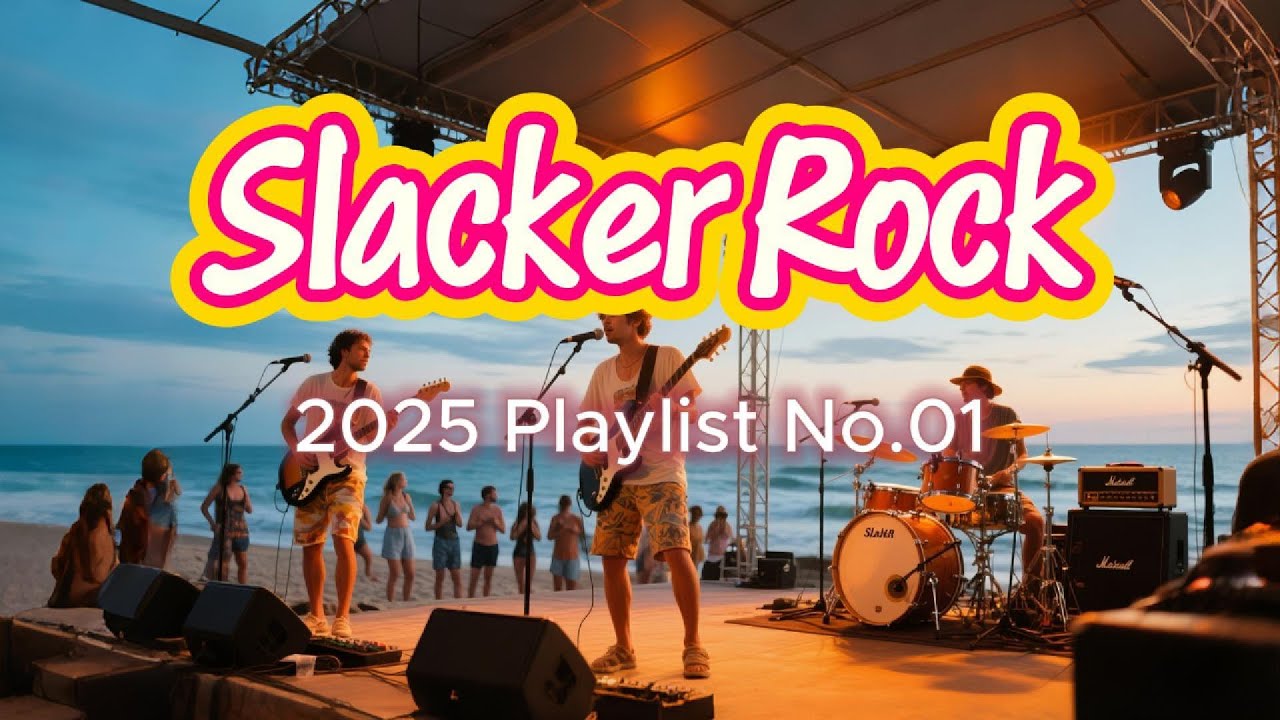 รวมเพลงร็อกสนุกๆ Slacker Rock Playlist 2025 No. 01 