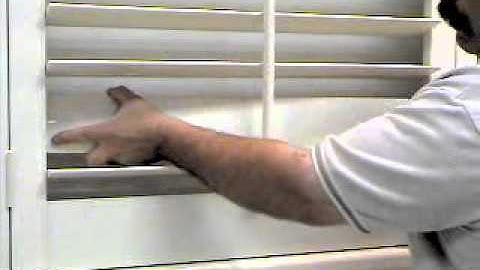 Woodlore Shutters - How to Replace a Broken Louver - Part 2