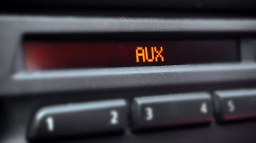 BMW Business CD radio AUX missing