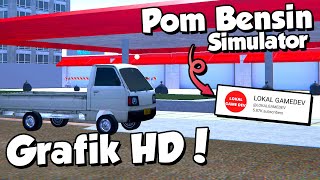 GAME POM BENSIN SIMULATOR INI JADI GRAFIK HD! | POM BENSIN SIMULATOR BY @LOKALGAMEDEV screenshot 4