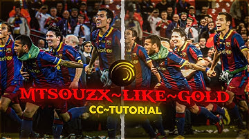 Mtsouzx like gold cc tutorial on alight motion (+preset) #edit #tutorial