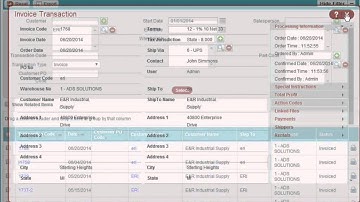 ADS Solutions Accolent ERP Sales Transaction LookUp Features