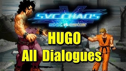 SvC Chaos Hugo All Pre Battle Dialogues