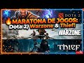 🔥 MARATONA DE JOGOS: Dota 2, Warzone & Thief!