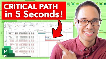How to View Critical Path in Microsoft Project in 10 Minutes!