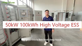 50kW 100kWh High Voltage ESS Overview | BMS, PCS, EMS Integration