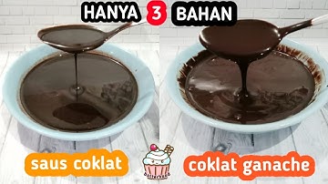 Thumbnail of RESEP COKLAT GANACHE DAN SAUS COKLAT||TANPA COKLAT BATANG TANPA CREAM||LOW BUDGET||