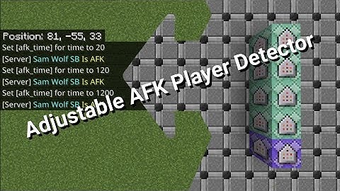 Adjustable AFK Player Detector | Minecraft Bedrock 1.20+