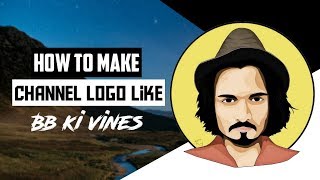 How to make professional channel logo like bb ki vines easy to make screenshot 4