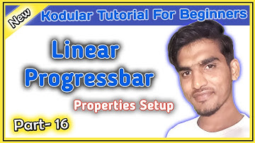 Kodular LINEAR PROGRESSBAR properties Beginner Tutorial Part-16 #KODULAR
