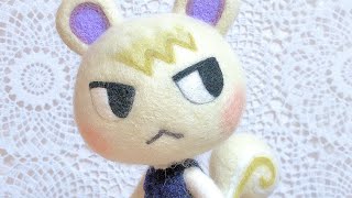 【あつ森】ジュン メイキング【羊毛フェルト】The process of making Marshal from wool felt.