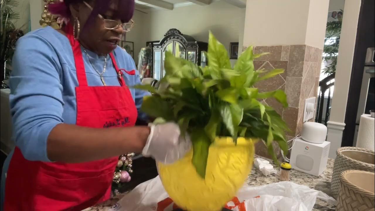 How to paint a flower pot with acrylic paint YouTube