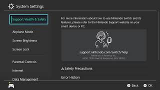Nintendo Switch - All System Settings