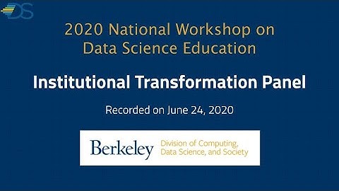 2020 NWDSE: Institutional Transformation Panel