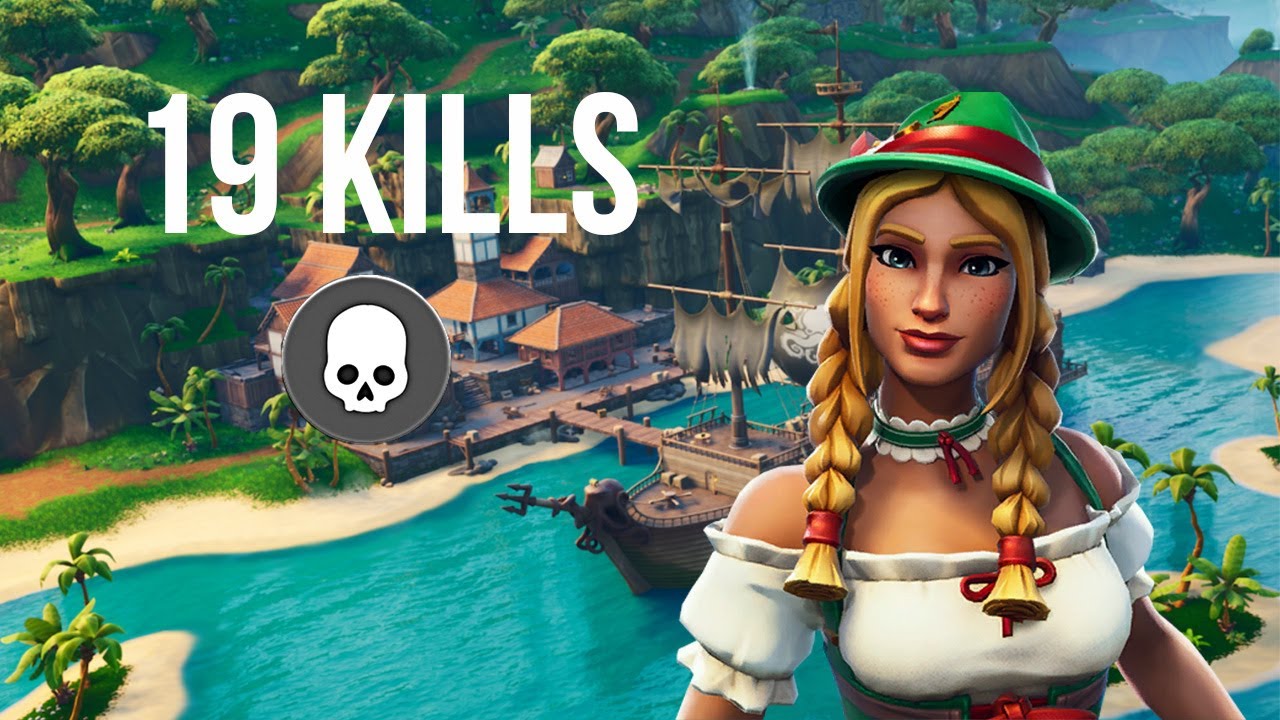 19 Kill Solo Fortnite Battle Royale (Xbox One X) - YouTube