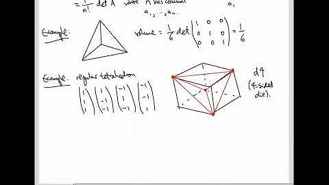 Linear Algebra 30: Geometry of determinants, 2