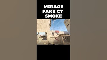 Fake CT Smoke in Mirage #cs2