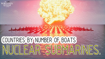 NUCLEAR SUBMARINES. Countries by number of submarines. #comparison
