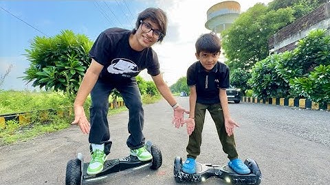 Hoverboard Race With Kunali 🥰 | Sourav Joshi Vlogs @souravjvlogs