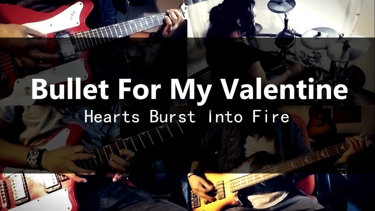 Bullet For My Valentine Hearts Burst Into Fire (instrumental cover