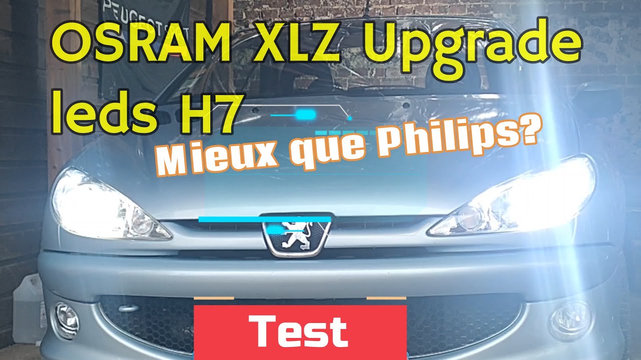 Des leds H7 vraiment efficaces? les XLZ Upgrade de Osram
