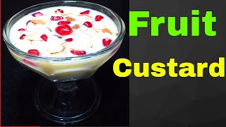 ఫ్రూట్ కస్టర్డ్ || Home made Fruit custard recipe By Visakha Tv