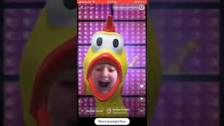 A Rubber Chicken Vibing to the Chicken Song