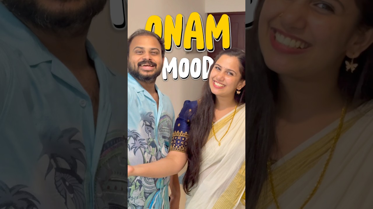 Onam Mood Vibes 🫴🏻 #devikaanambiaar #vijaymaadhhav #shorts #short #trending #onam #viral #song