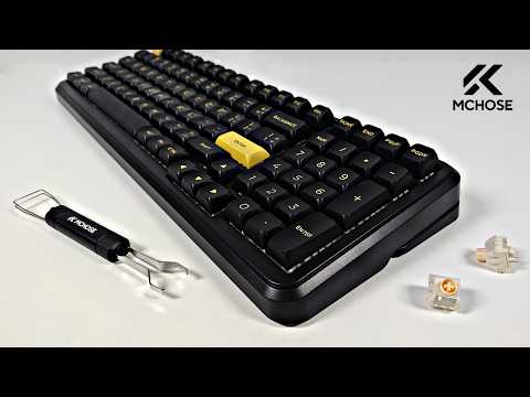 MCHOSE K99 V3 Wireless Mechanical Gaming Keyboard (ASMR Unboxing)