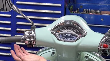 How to setup menu on 2023 Vespa GTS 300