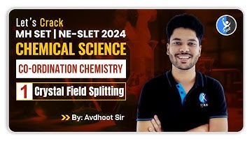 Crystal Field Splitting | Coordination Chemistry | MH SET | NE SLET 2024 | IFAS