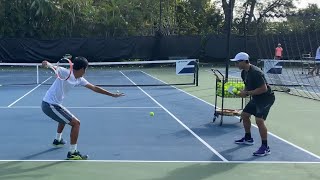 HIGH PERFORMANCE TENNIS DRILLS FOR ALL AGES with Coach Dabul / ATP / Intensity / Tennis Training screenshot 2